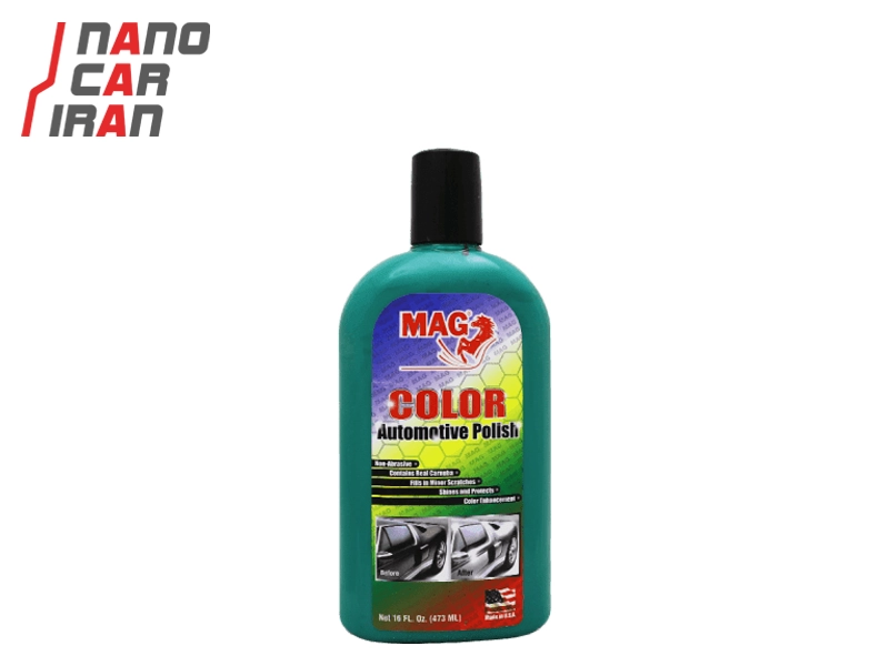 پولیش و واکس سبز 473 میلی لیتری مگ MAG Color Automative Polish Green